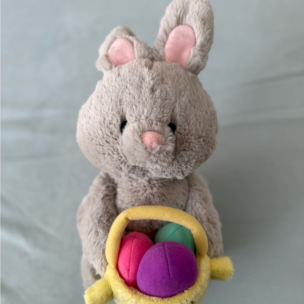 GUND Easter Bunny with basket plush toy